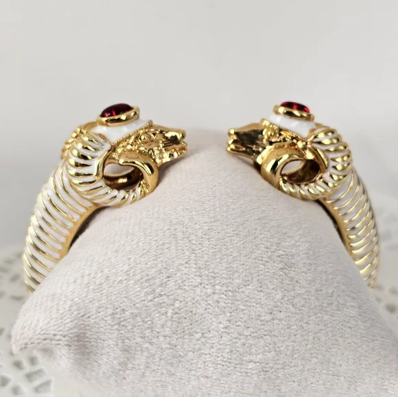 Vintage Authentic KJL Ravishing Ram Bracelet - Picture 2 of 7